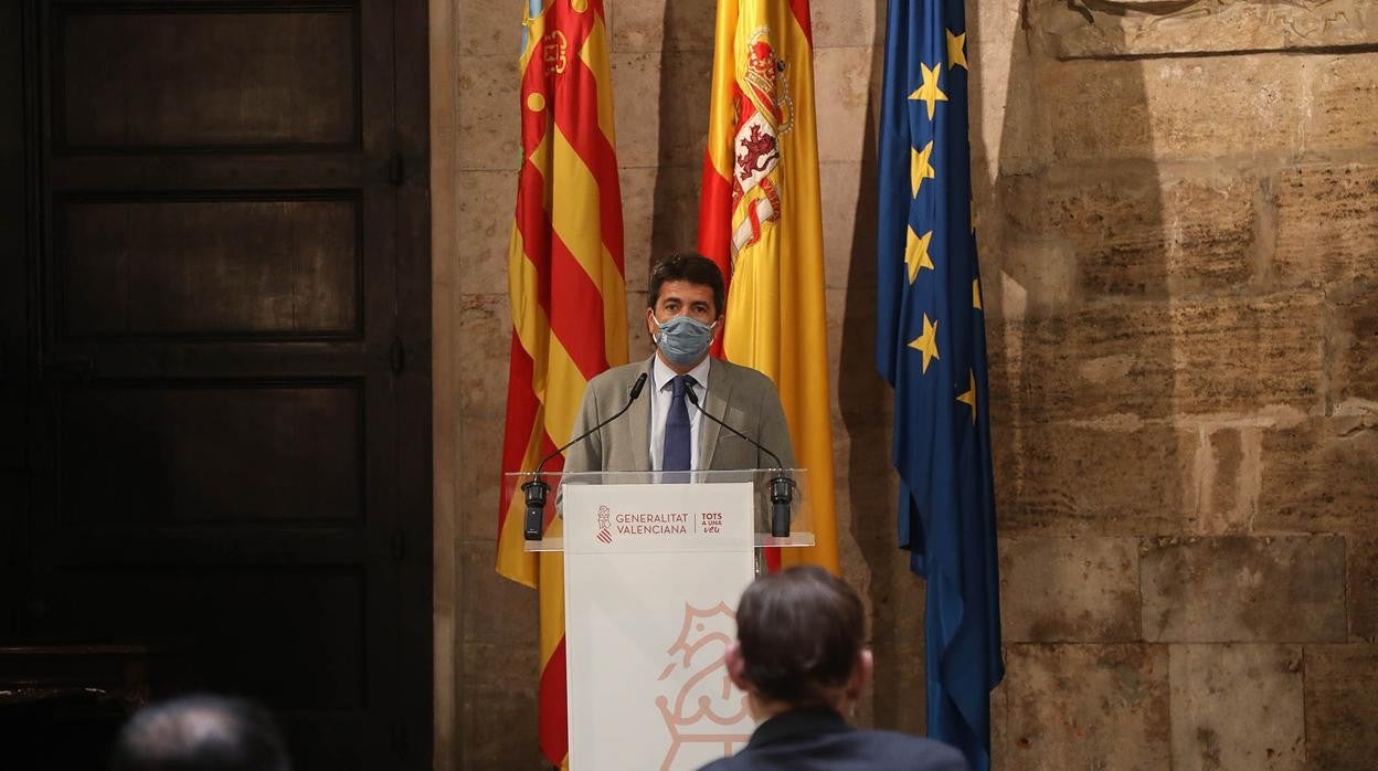 El presidente de la Diputación de Alicante Carlos Mazón