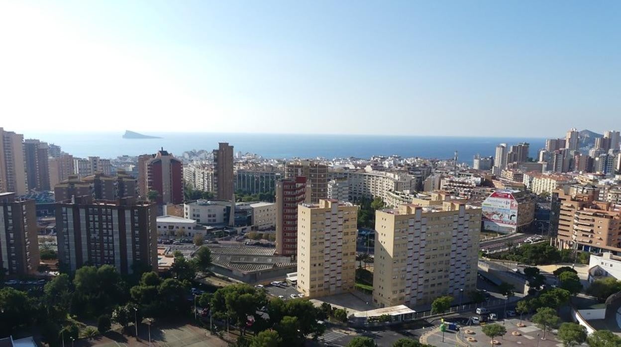 Imagen facilitada por el Ayuntamiento de Benidorm sobre la actuación en el barrio de Els Tolls