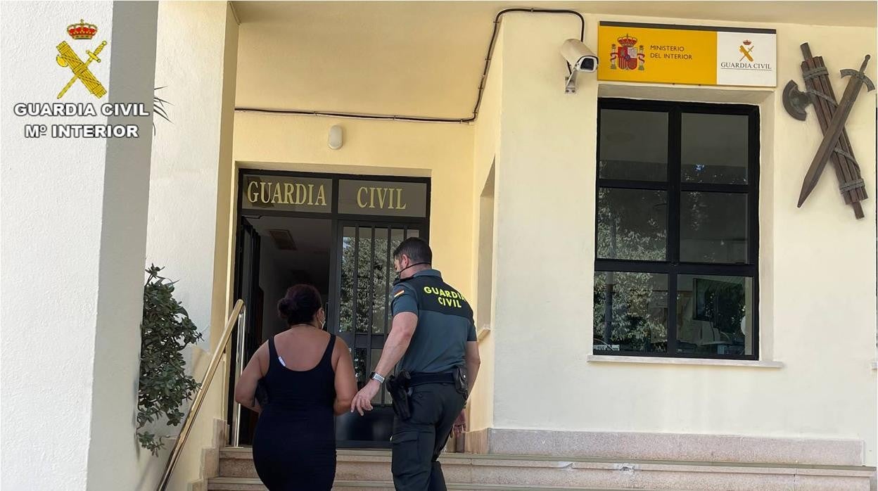 Imagen facilitada por la Guardia Civil de Calpe