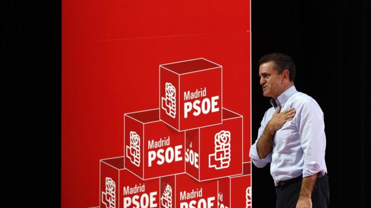 El exsecretario de los socialistas madrileños, José Manuel Franco, en el último Congreso Regional