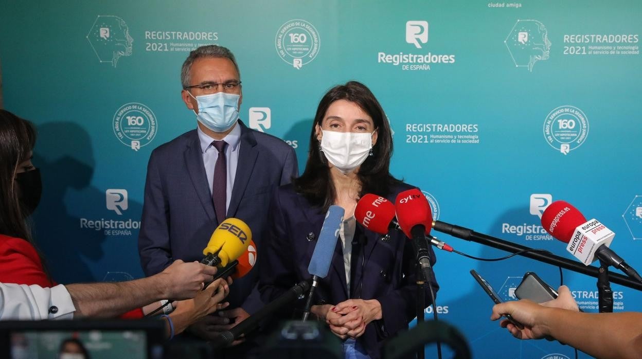 La ministra de Justicia, Pilar Llop, participa en la inauguración del VI Congreso Nacional de Registradores.