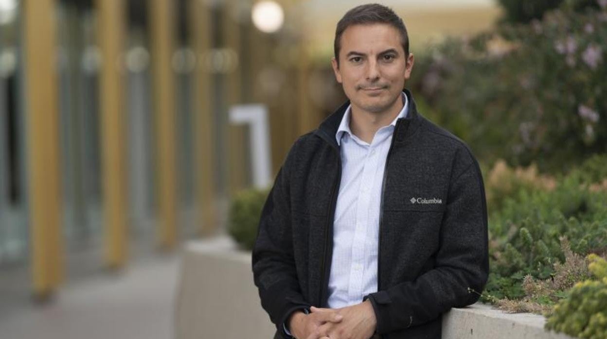 Juan Lobato, en la sede de ABC, durante la entrevista