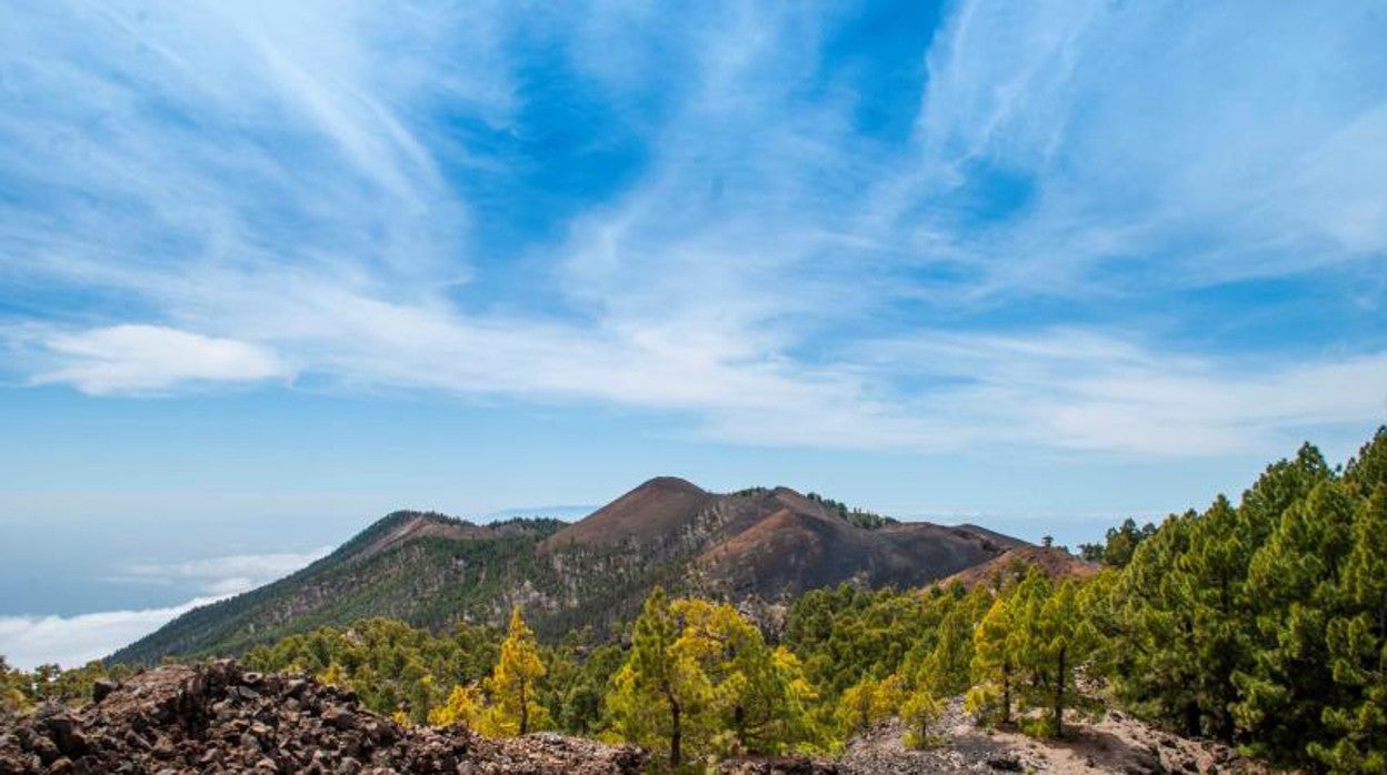 Imagen de archivo de la Cumbre Vieja de La Palma