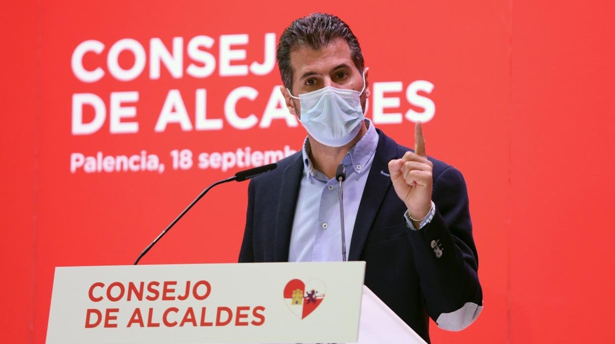 Intervención del secretario general del PSOECyL, Luis Tudanca, en la clausura la reunión del Consejo de Alcaldes