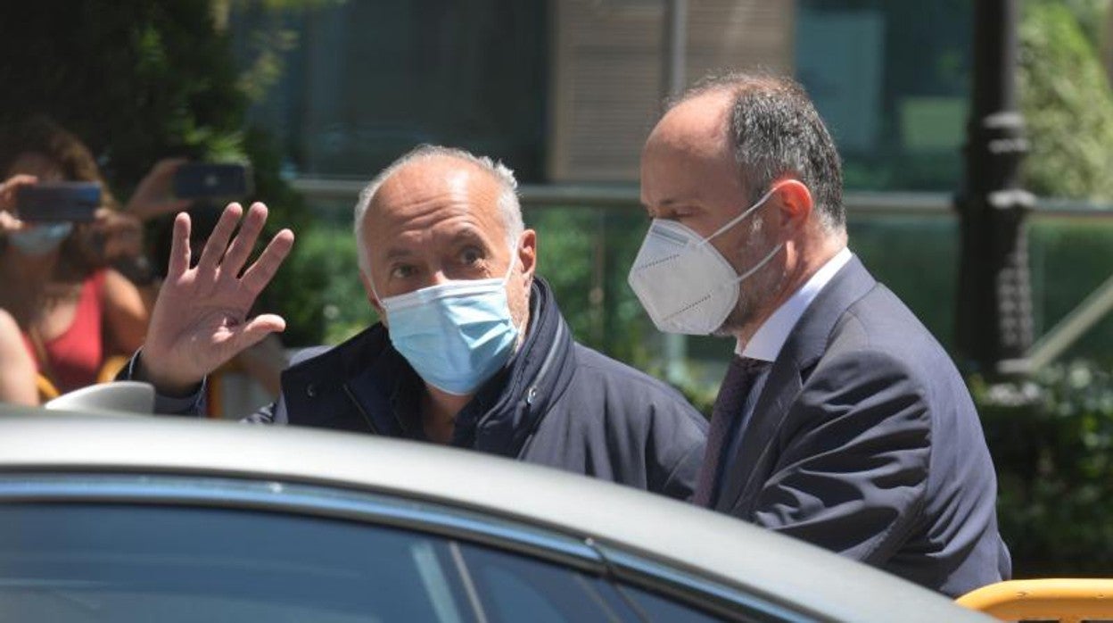 José Luis Moreno a su salida de la Audiencia Nacional