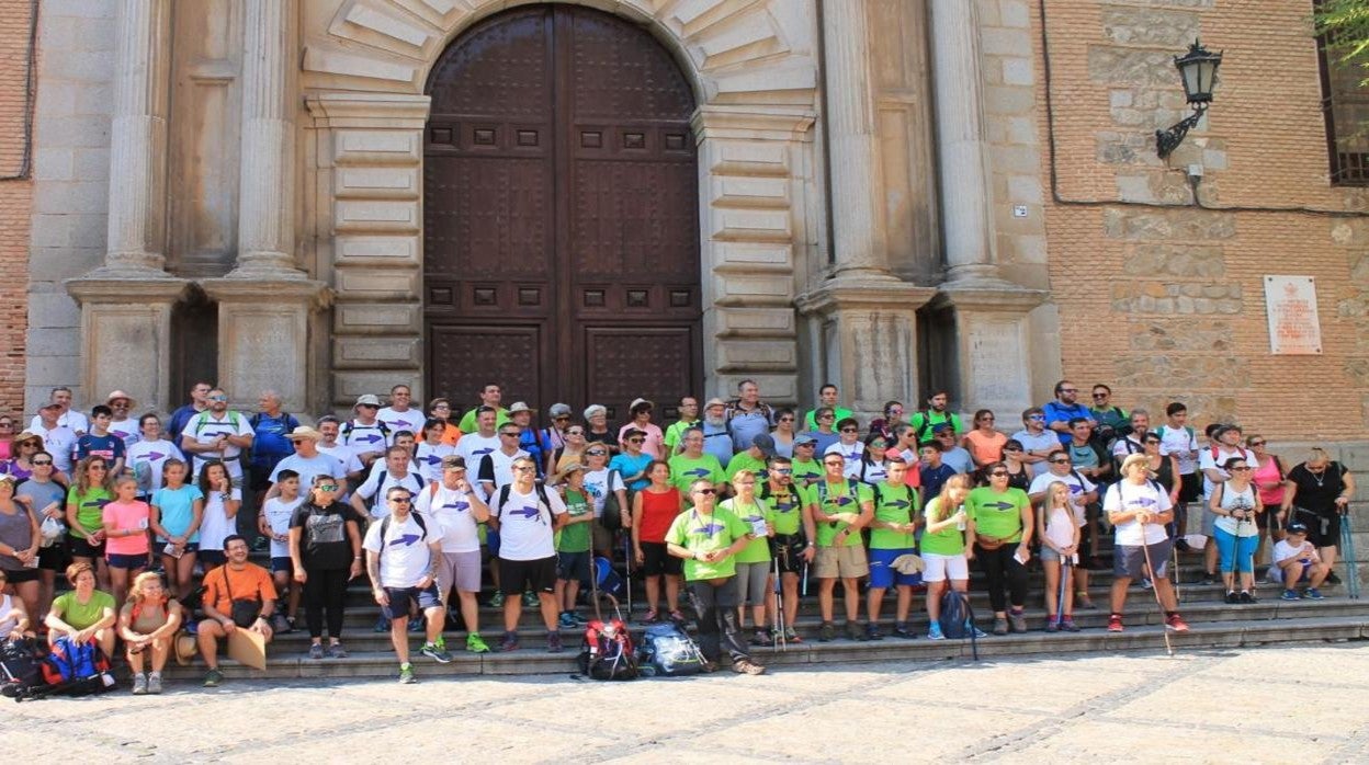 Participantes de la última peregrinación al Cristo de Urda