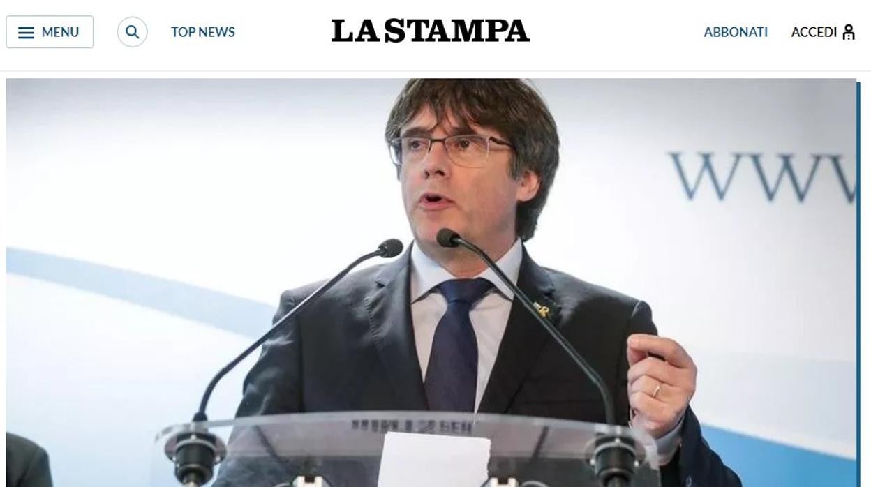 Carles Puigdemont, portada en la prensa internacional