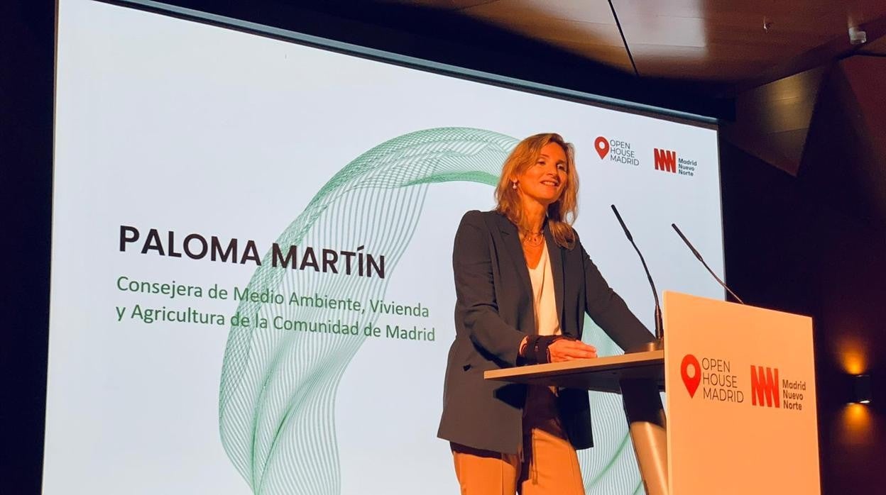 Paloma Martín, consejera de Medio Ambiente y Vivienda