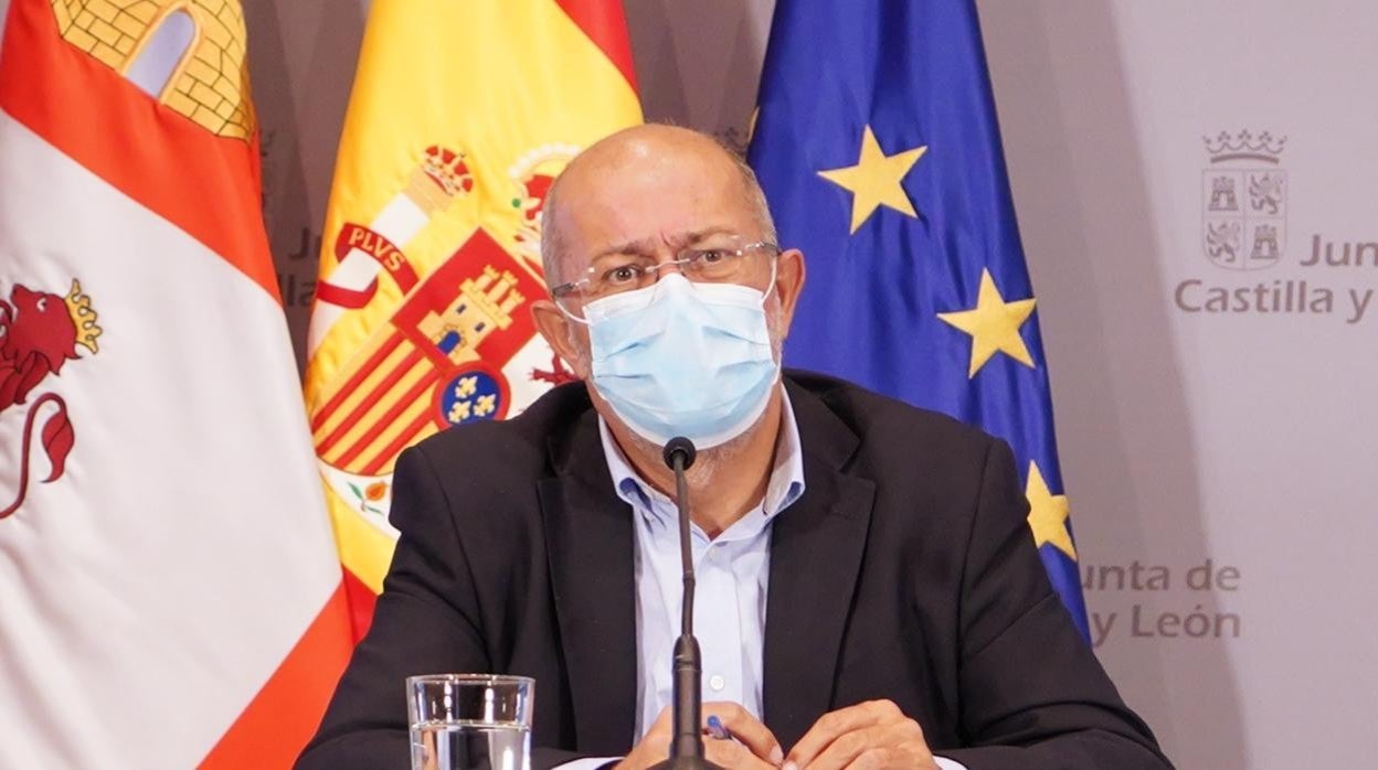 Francisco Igea, durante su comparecencia tras el Consejo de Gobierno