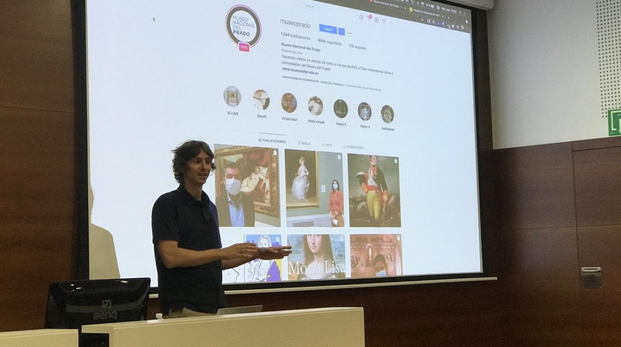 Intervención del responsable de comunicación digital del Museo del Prado