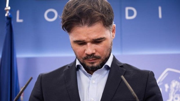 Rufián, indignado con Podemos por dejarle al margen del acuerdo sobre los alquileres