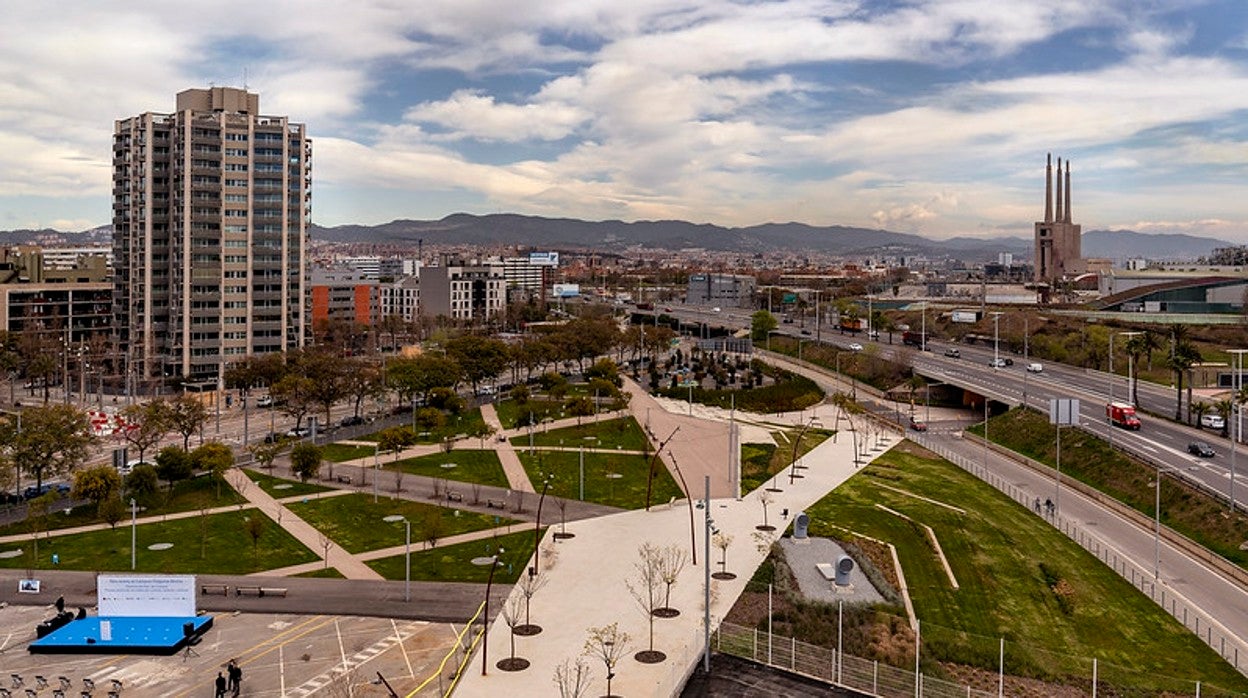 Un parque inaugurado recientemente en Barcelona