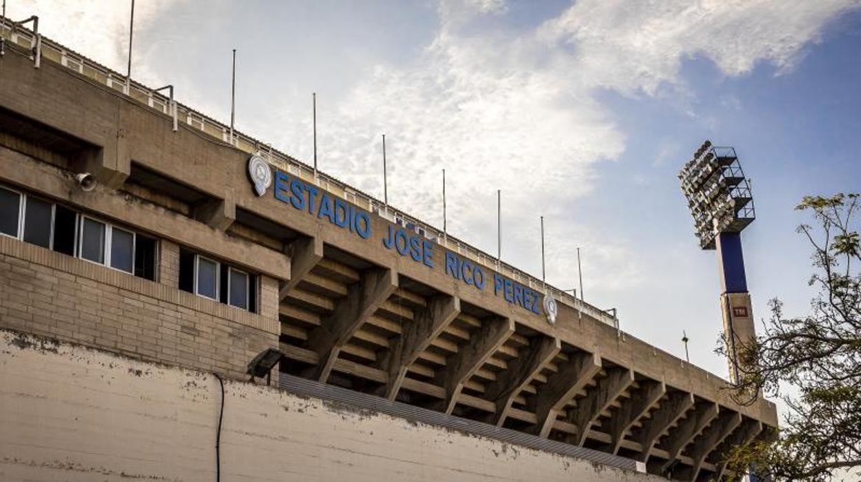 Imagen reciente del estadio José Rico Pérez