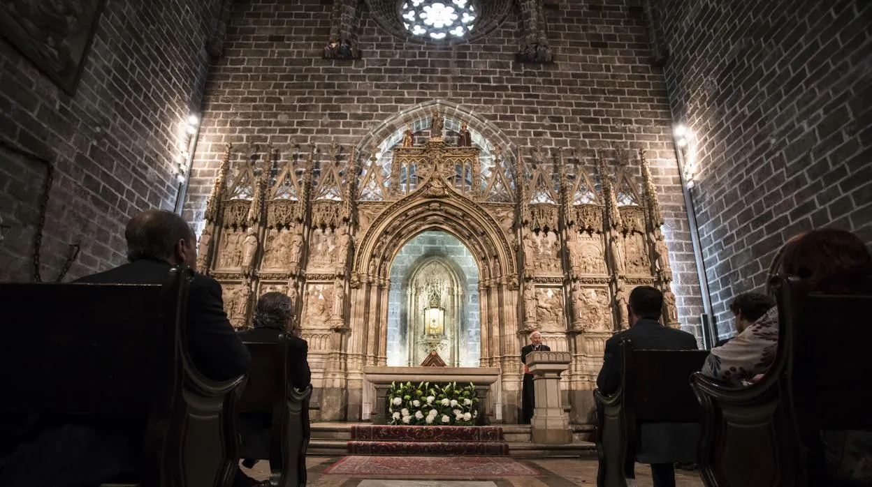 Imagen de archivo tomada en el interior de la Catedral de Valencia