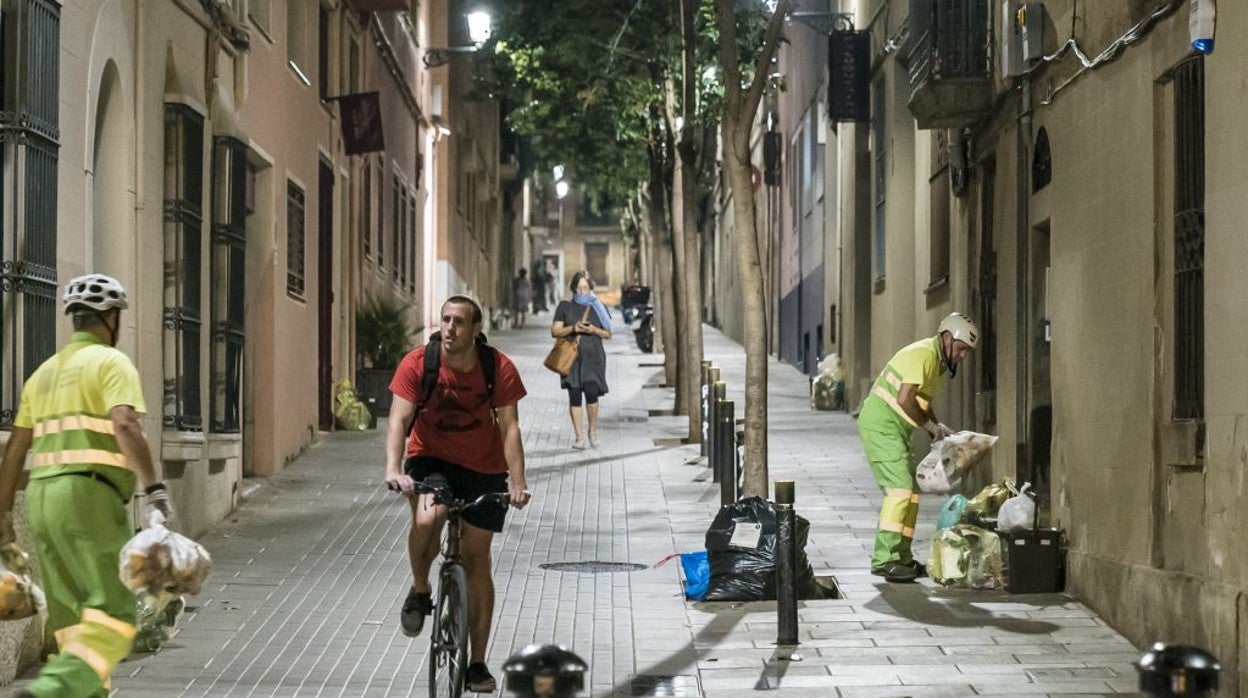 El 'Porta a porta' lleva tres años funcionando en el núcleo histórico de Sarrià