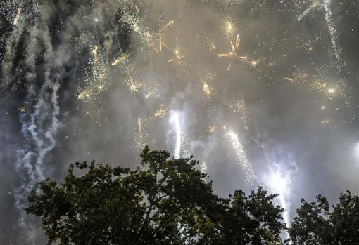 Imagen de arhivo de un castillo de fuegos artificiales celebrado en Valencia