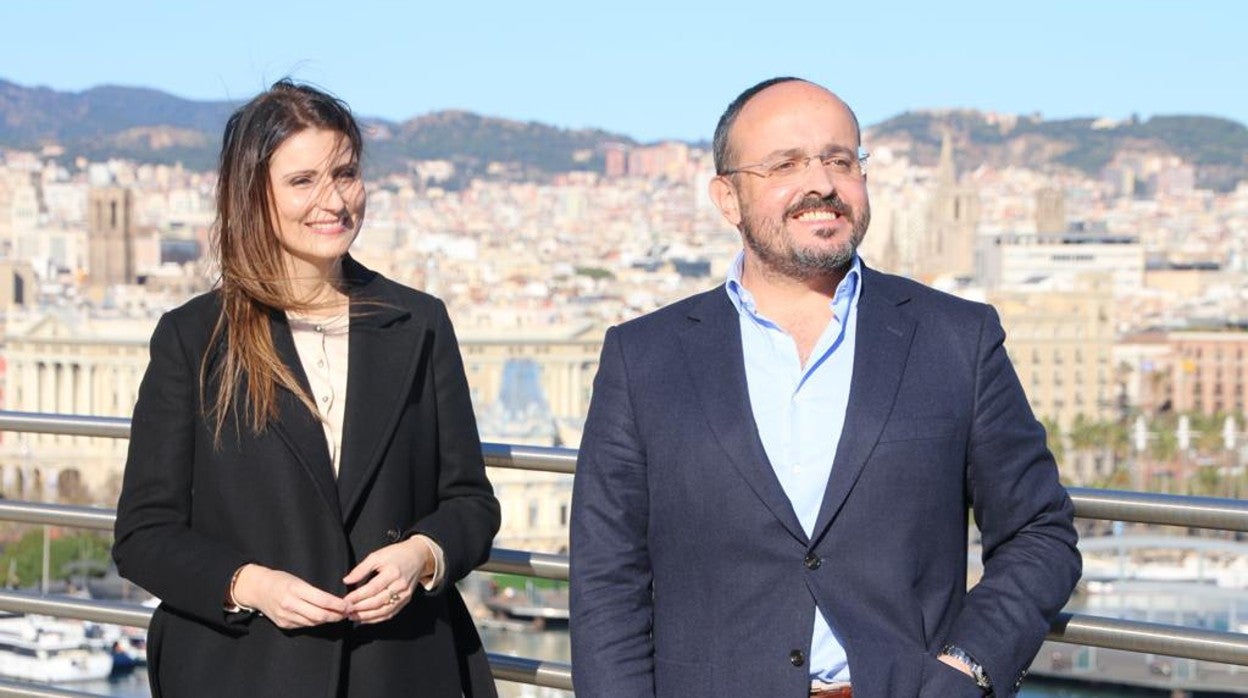 Lorena Roldán y Alejandro Fernández, antes de las elecciones autonómicas del 14 de febrero