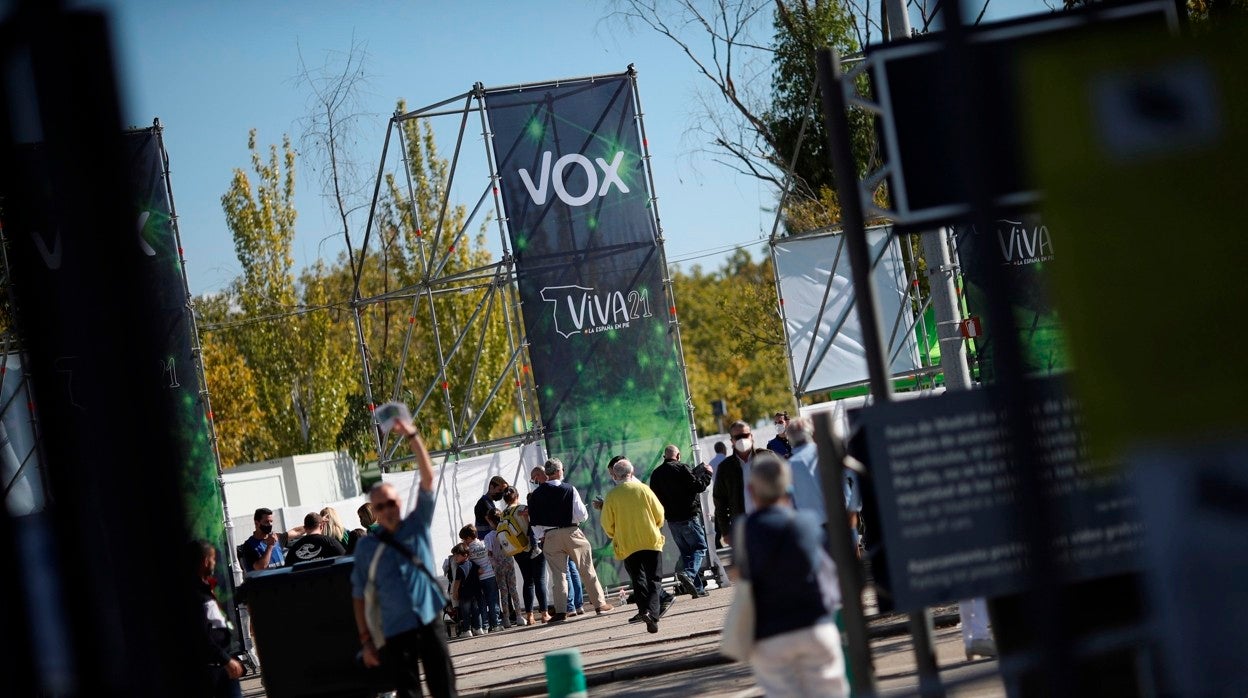 Imagen del evento Viva 21, que celebra Vox este fin de semana en Ifema, en Madrid