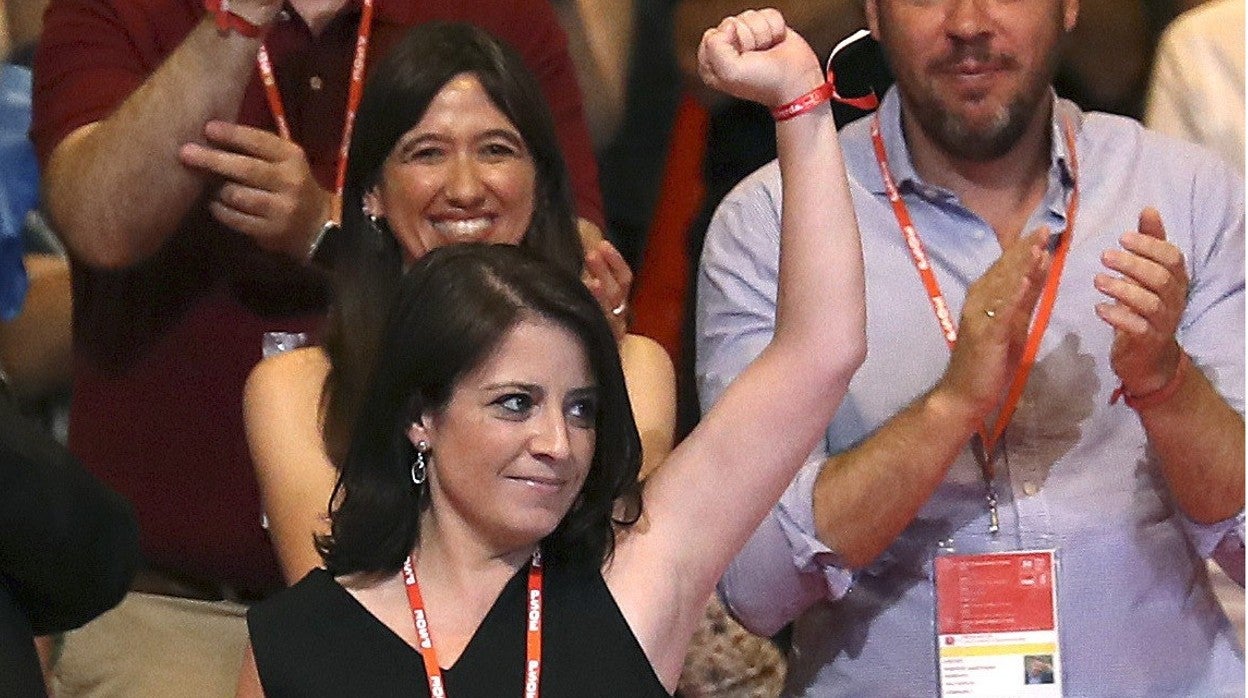 Adriana Lastra, vicesecretaria general del PSOE, en la clausura del 39 Congreso