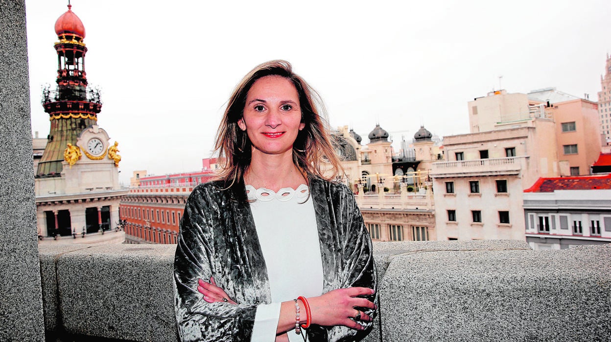 Paloma Martín en la sede de la consejería de la clale de Alcalá