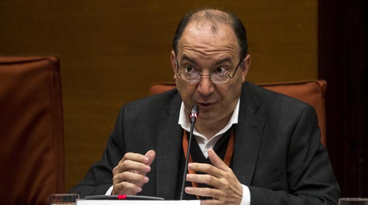 Sanchis, director de TV3, en una comparecencia en el Parlament