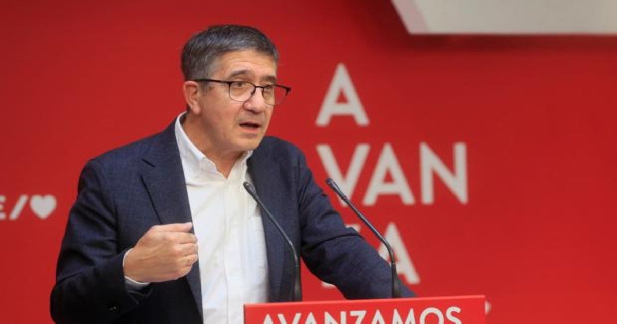 El secretario de Memoria Democrática y Laicidad, Patxi López