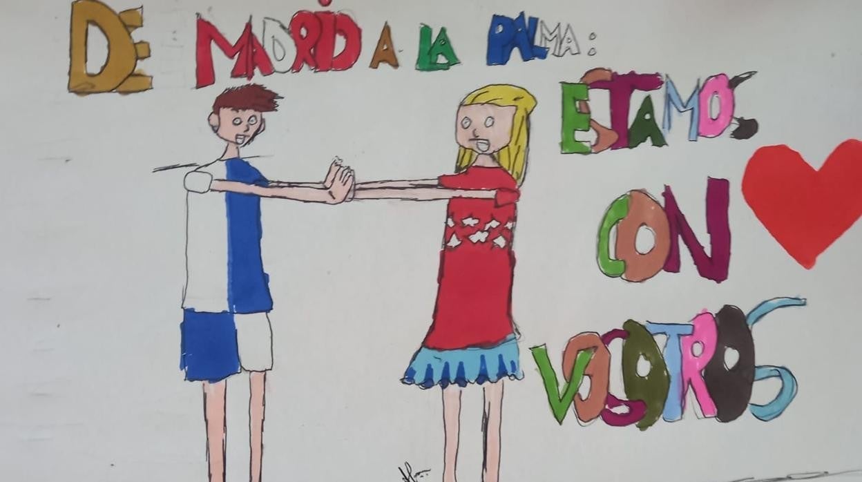 Los usuarios más jóvenes de Metro podrán mandar dibujos y cartas a los niños de La Palma