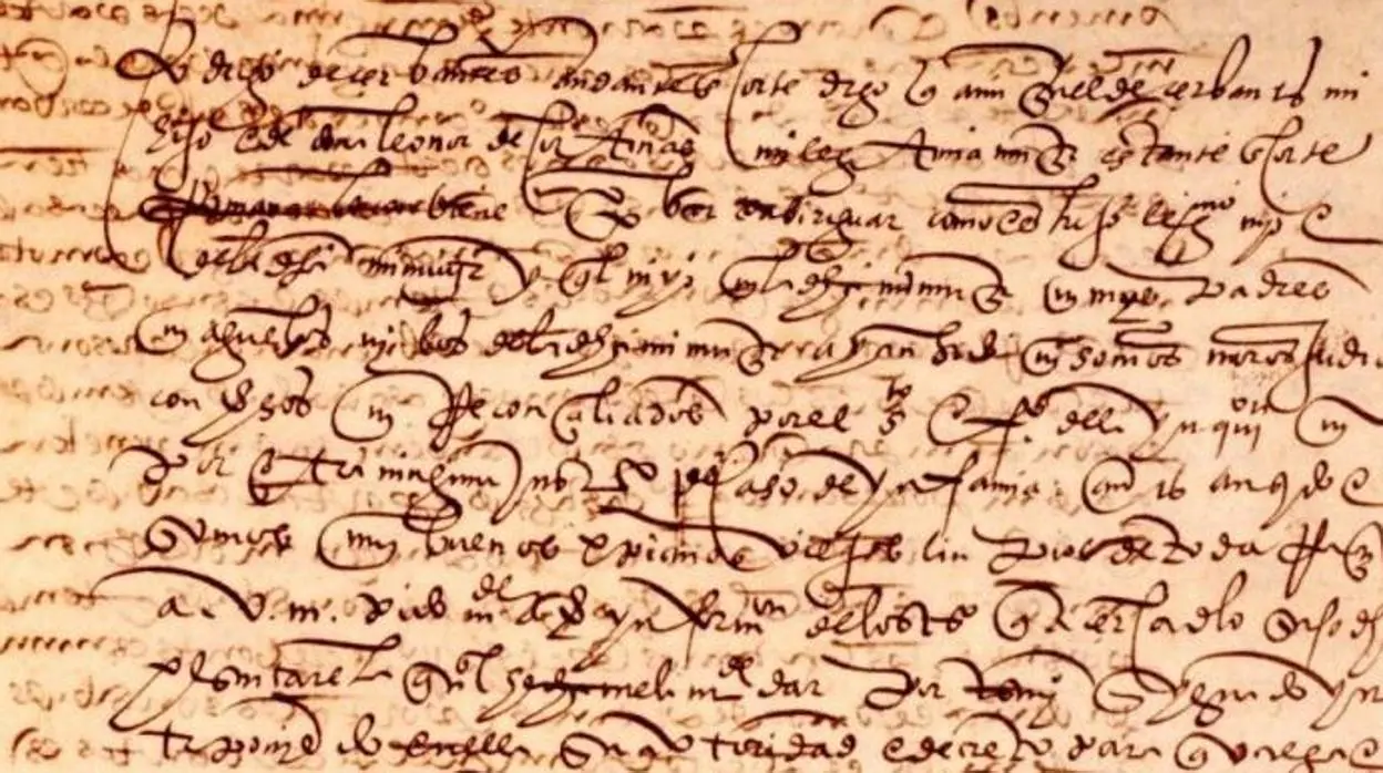 Información de limpieza de sangre de Miguel de Cervantes realizada a petición de su padre, Rodrigo, de 1559.