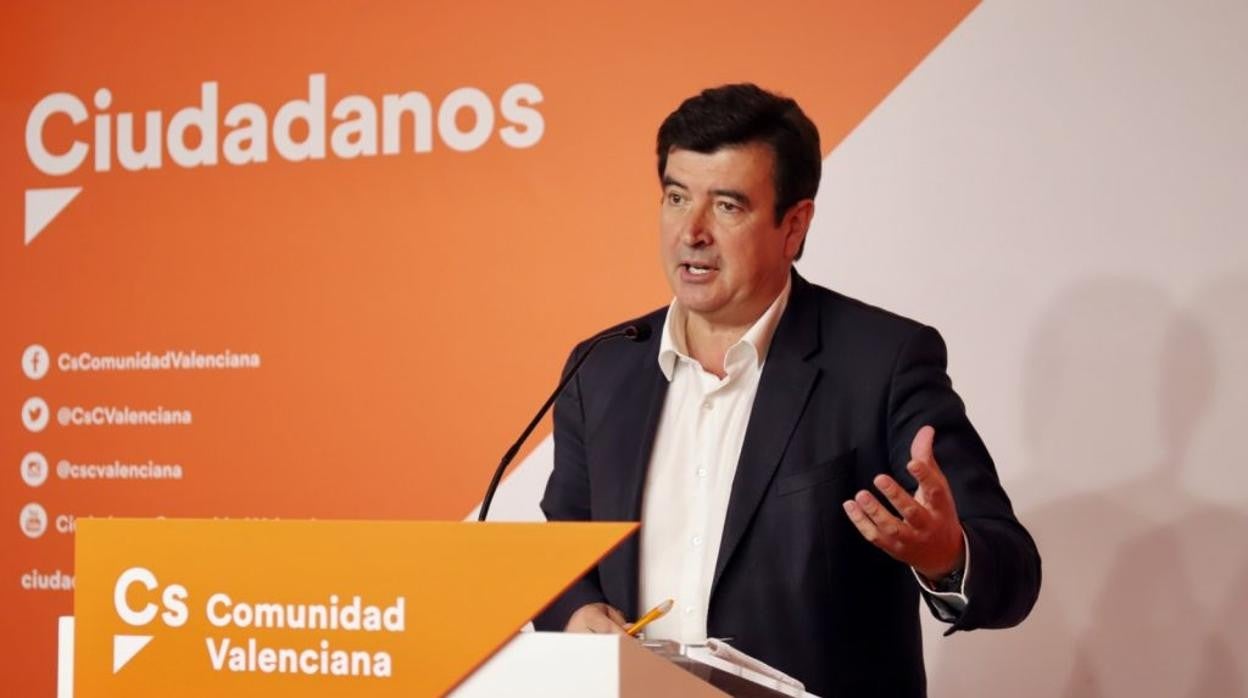 Imagen del portavoz de Ciudadanos en el Ayuntamiento de Valencia Fernando Giner