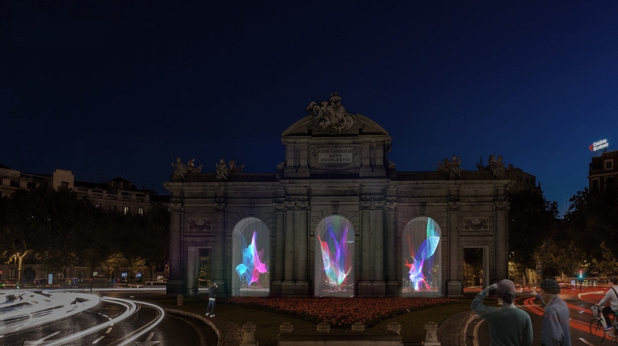 Intervención en la Puerta de Alcalá