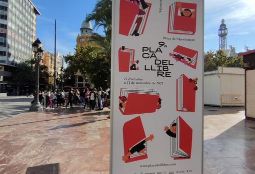 Imagen del cartel promocional de la 9ª edición de 'Plaça del Llibre' en Valencia