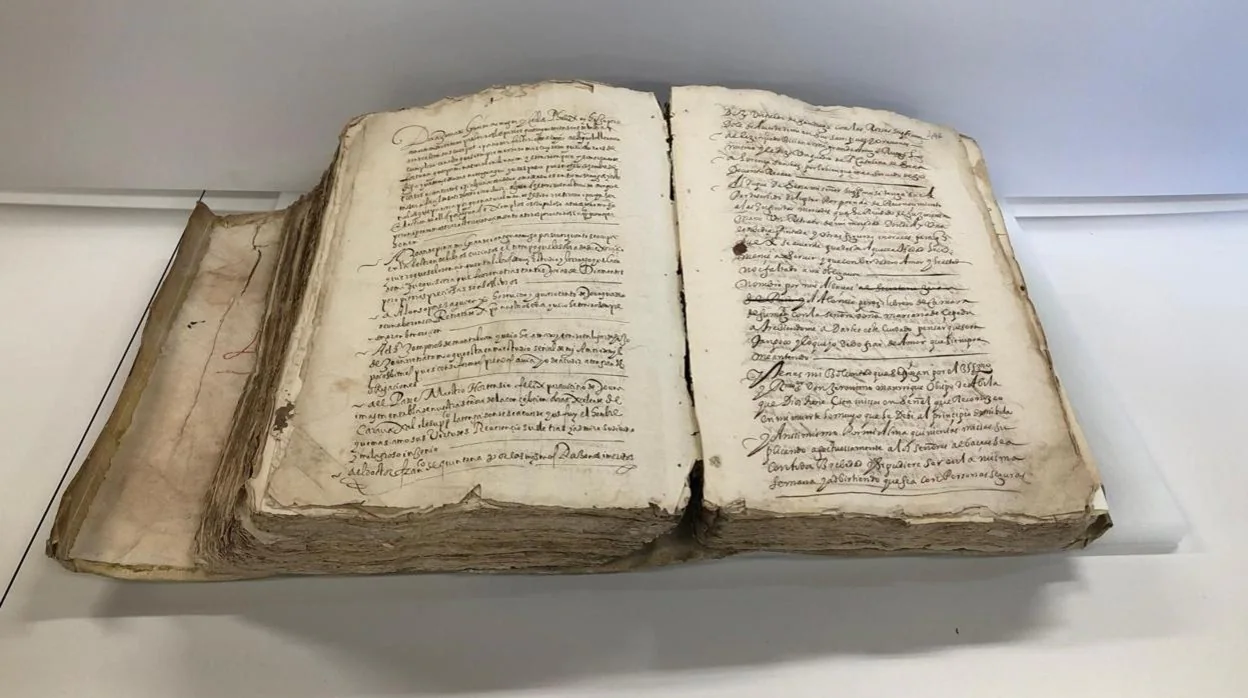 Documento del Archivo Histórico que recoge el testamento del escritorLope de Vega