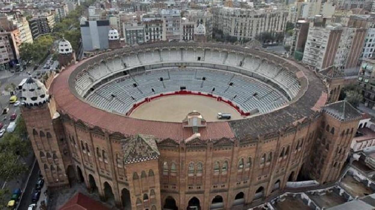Vista aerea de la Monumental de Barcelona