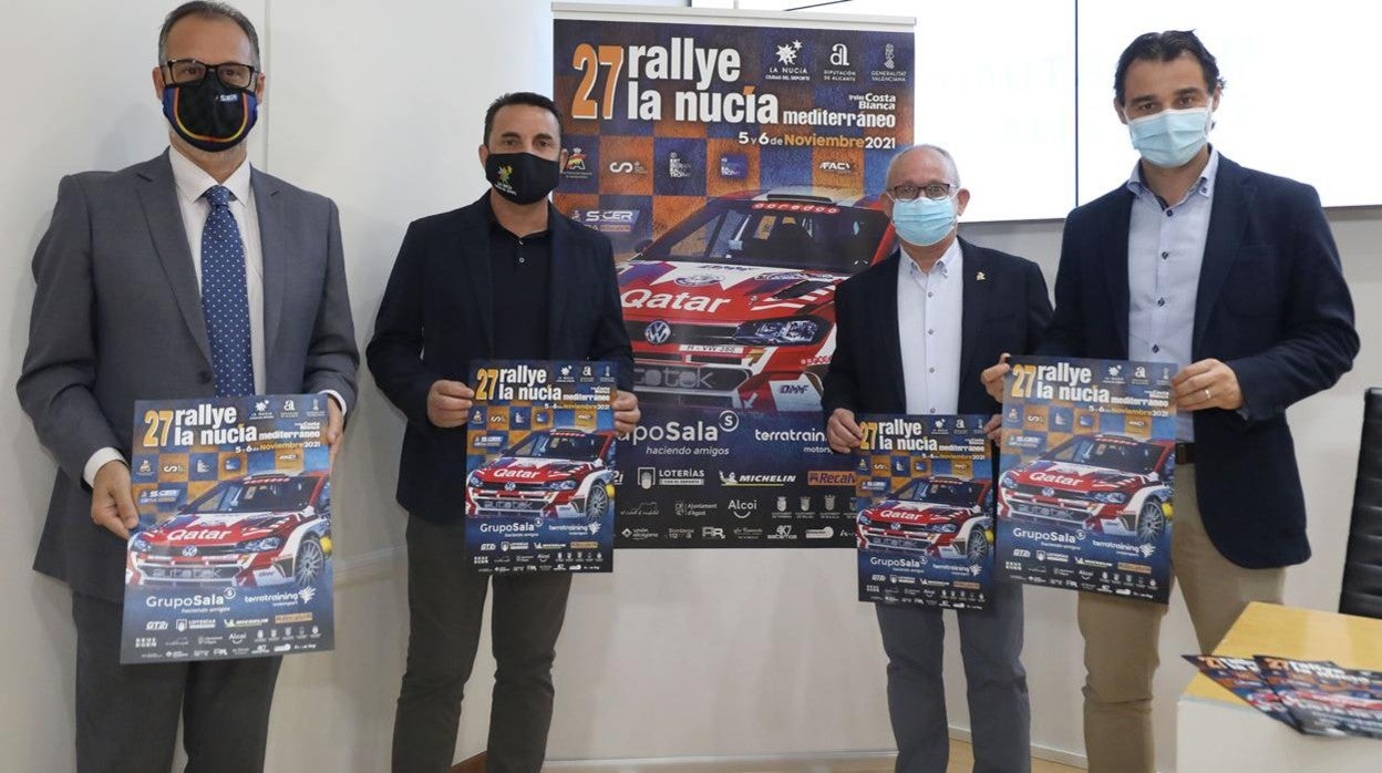 Presentación del Rally La Nucía en la Diputación de Alicante