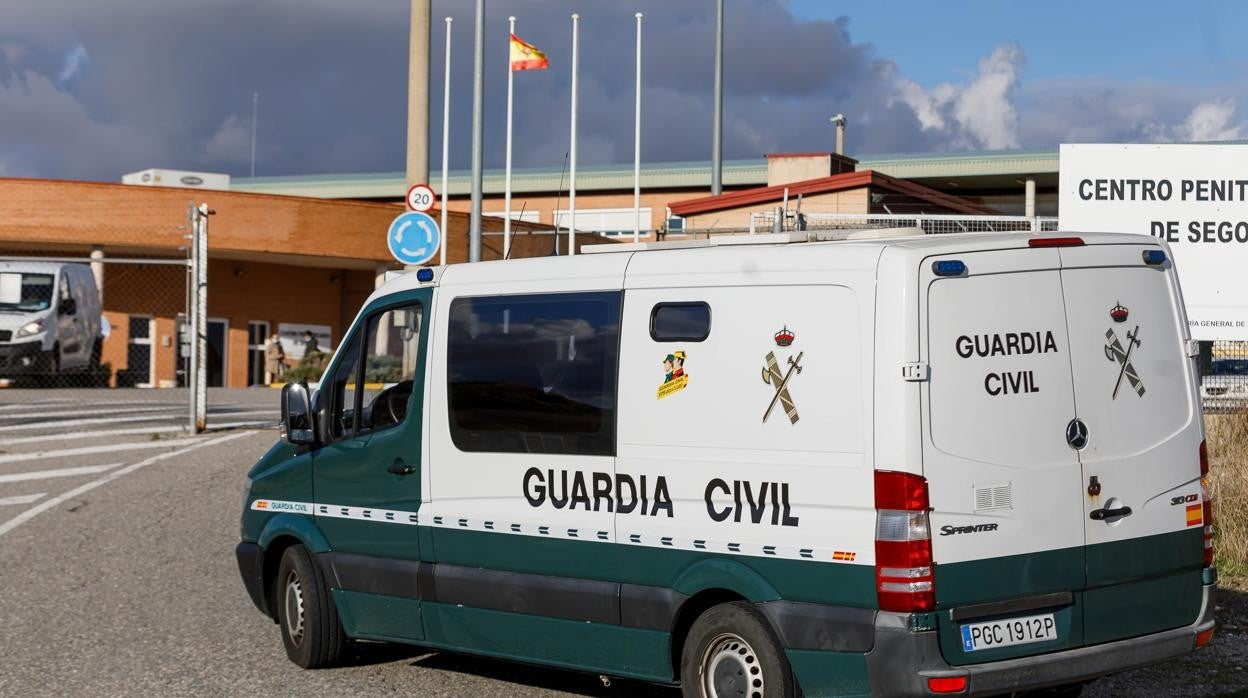 Llegada del presunto asesino a la cárcel de Segovia