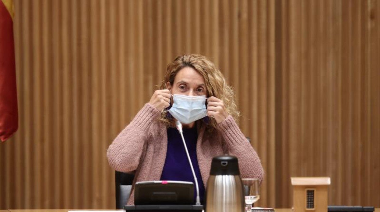 La presidenta del Congreso, Meritxell Batet, en el Congreso. Imagen de archivo