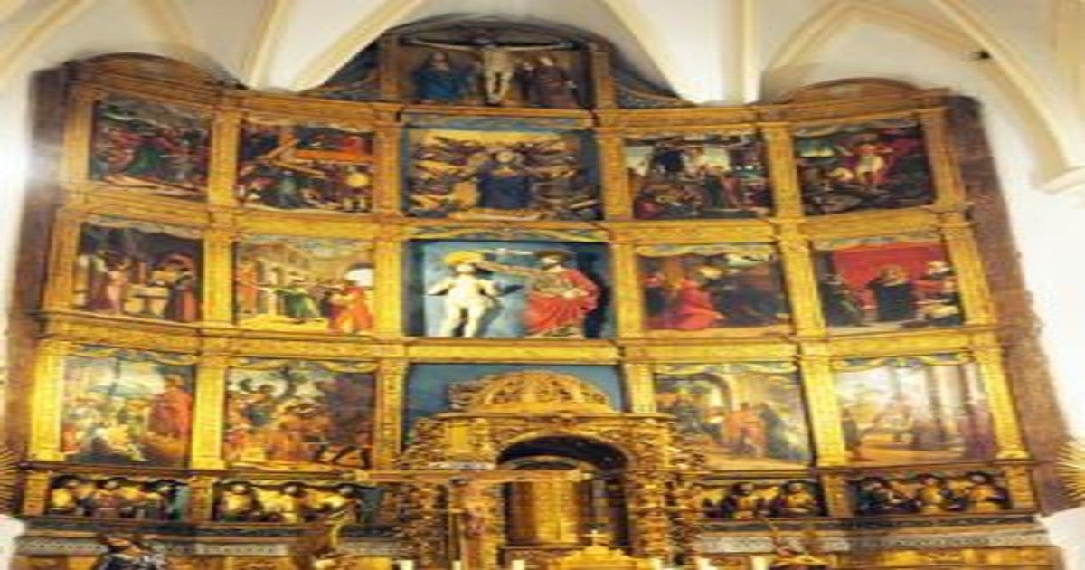 Retablo Mayor de la Iglesia de san Juan Bautista de Camarena, obra del taller de Juan de Borgoña, de entre 1516 y 1517