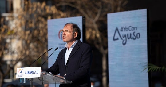 El actual líder del PP de Madrid, Pío García Escudero, está en su segunda etapa