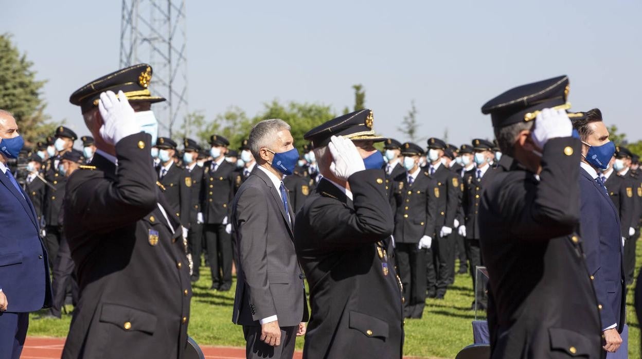 Acto de la jura de la XXXV Promoción de la Escala Básica de la Policía Nacional en Ávil