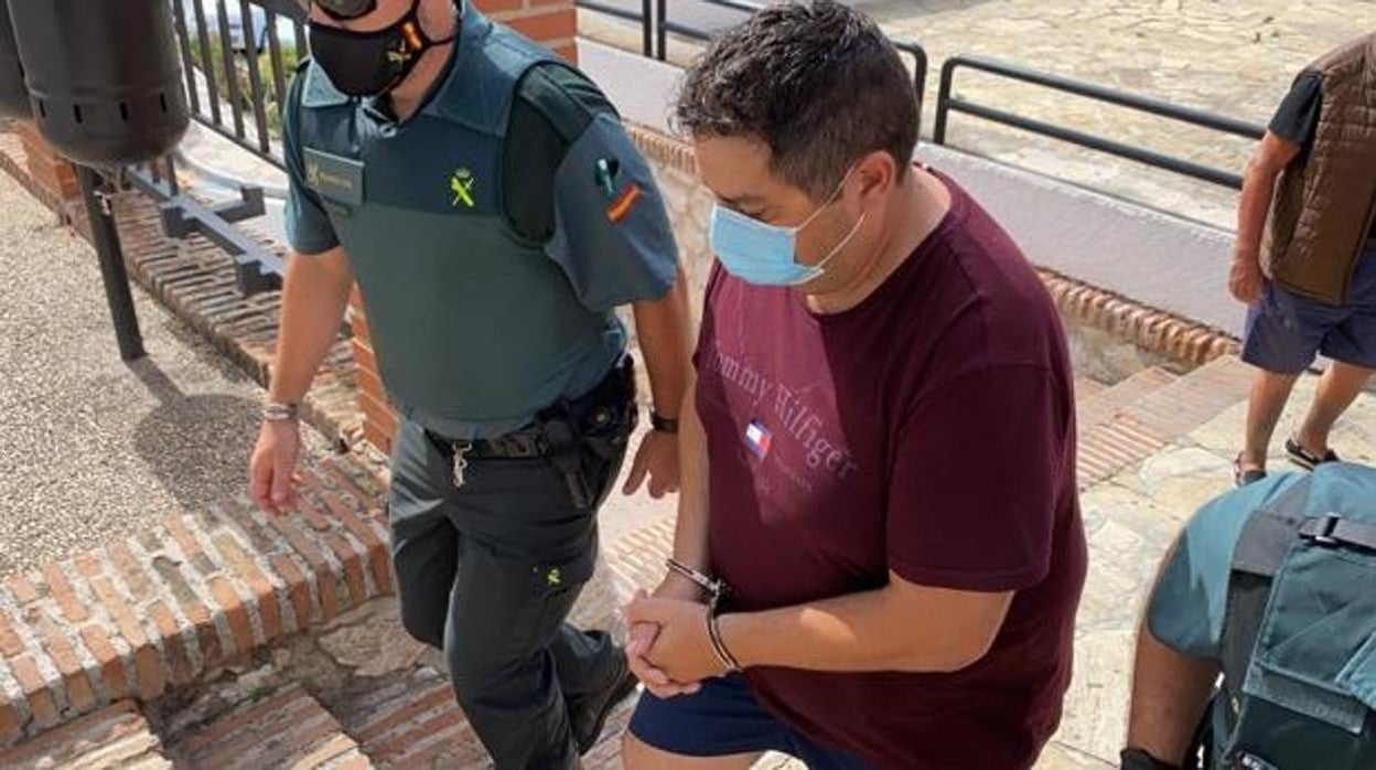 Biosca, el acusado de la estafa, el día de su detención en Málaga