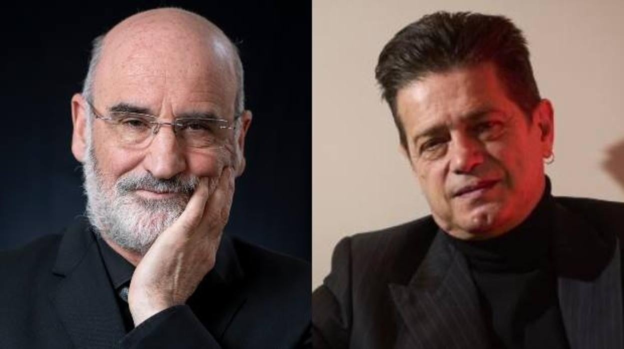 Fernando Aramburu (izqda) y Santiago Auserón