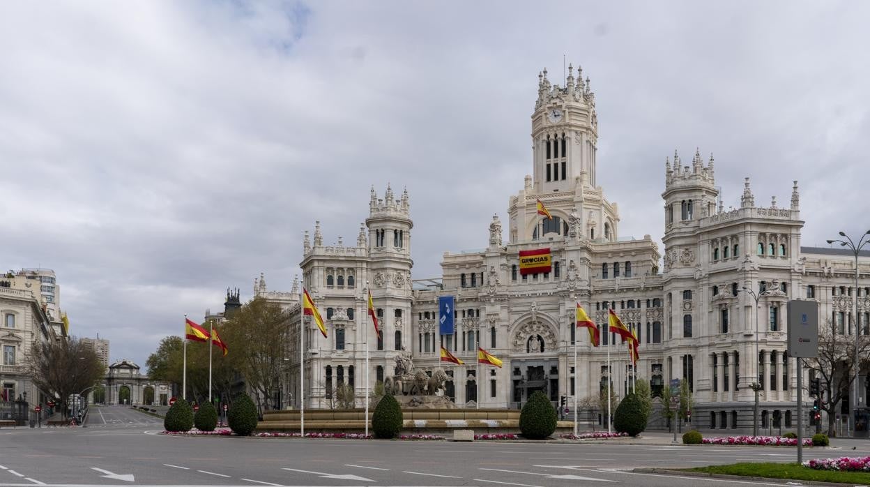 El Palacio de Cibeles, sede del Ayuntamiento madrileño