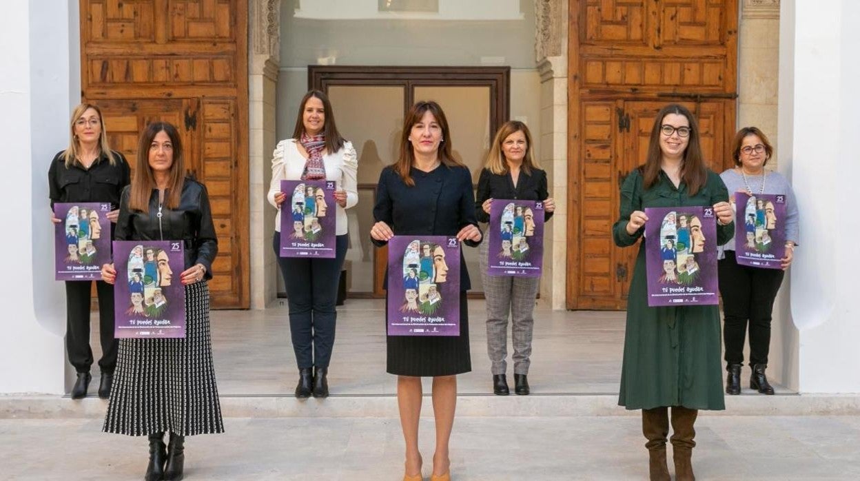 Presentación del acto institucional con motivo del 25N