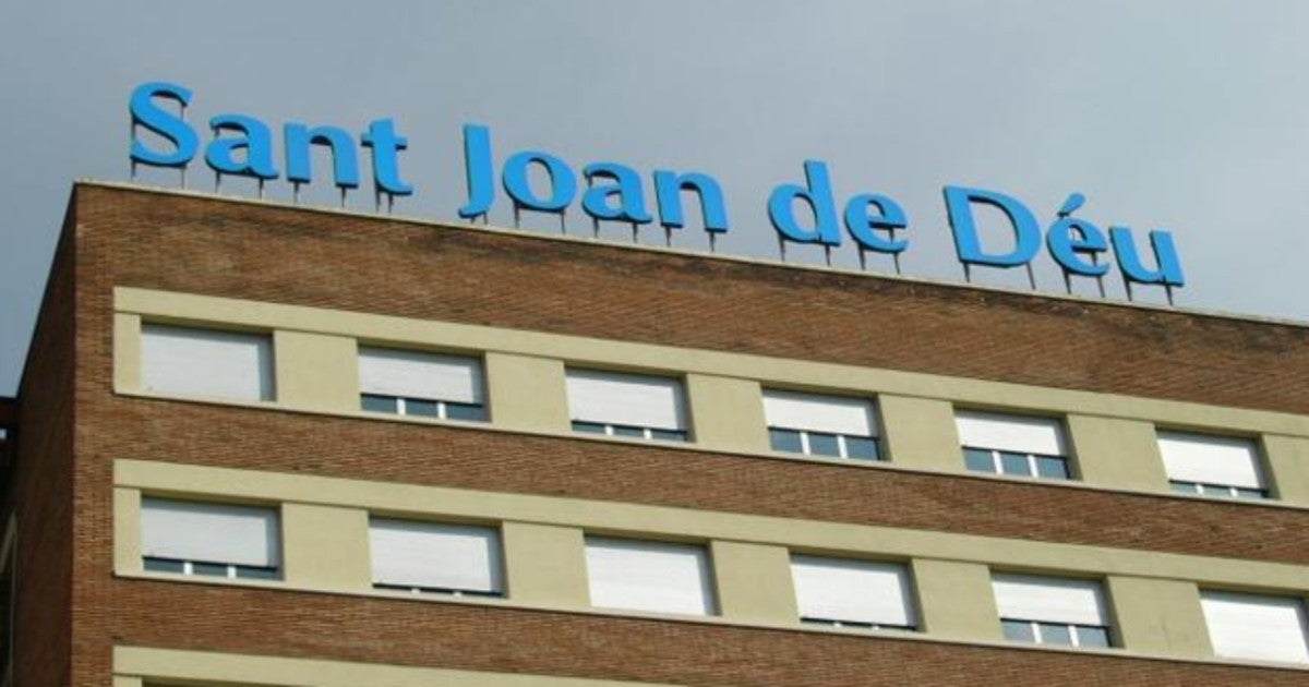 Fachada del hospital Sant Joan de Déu, donde permanece ingresada la menor