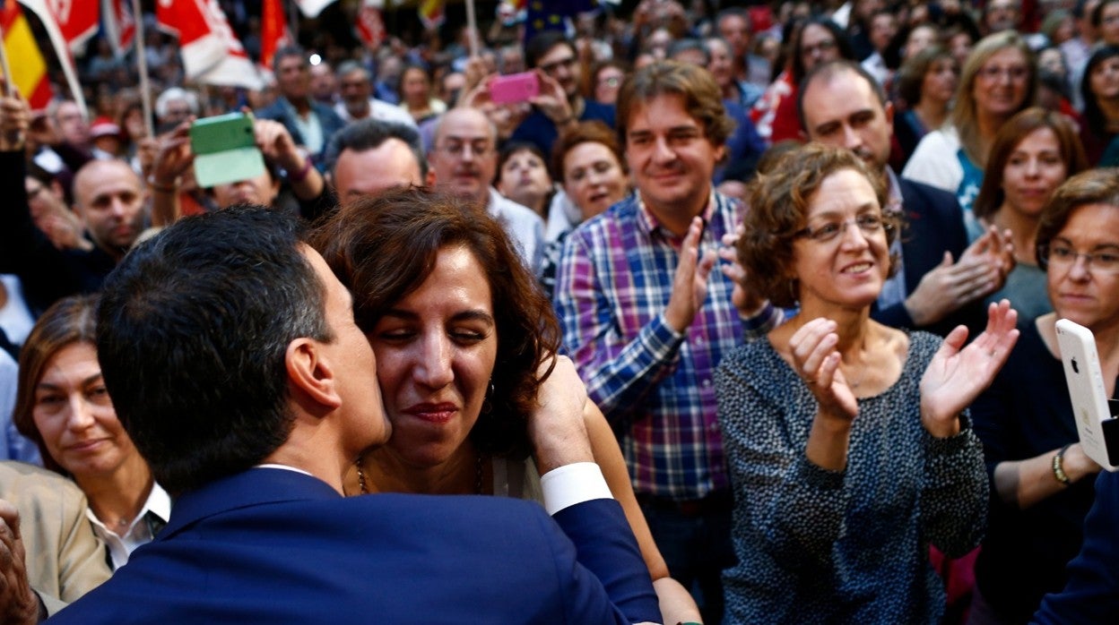 Irene Lozano y Pedro Sánchez, en 2015