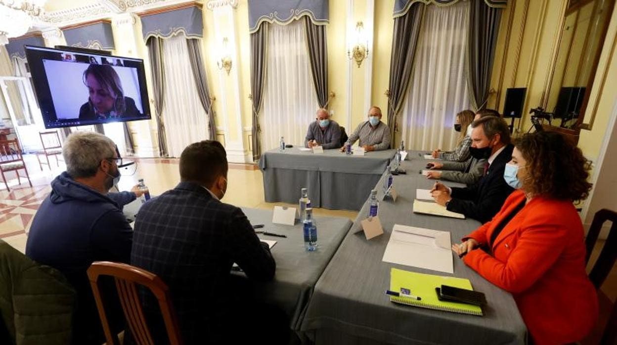Reunión del delegado del Gobierno con los alcaldes de las zonas afectadas por el cierre de centrales