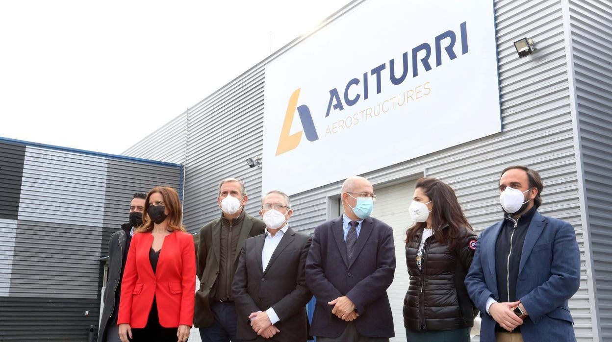 Visita de las instalaciones de Aciturri