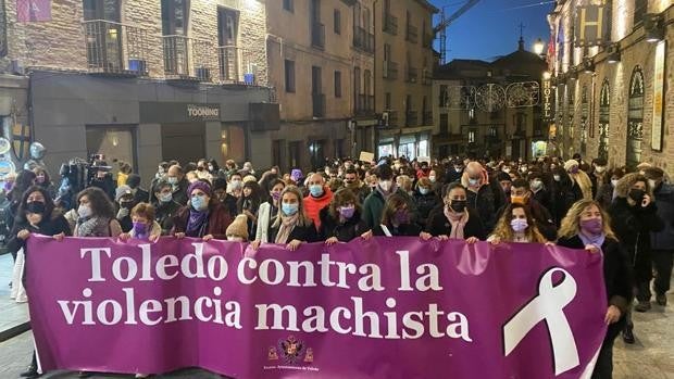 'Toledo contra la violencia machista', una marcha de «reivindicación y lucha»