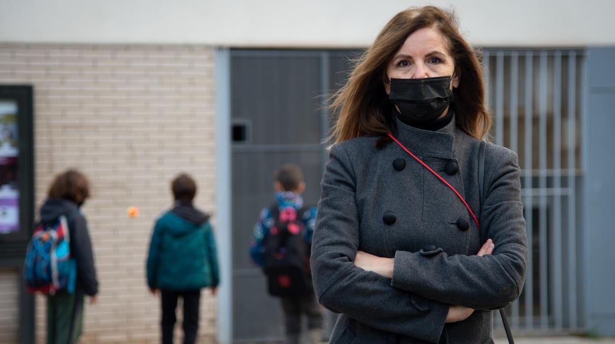 Una de las madres que ha luchado por tener más castellano en las aulas