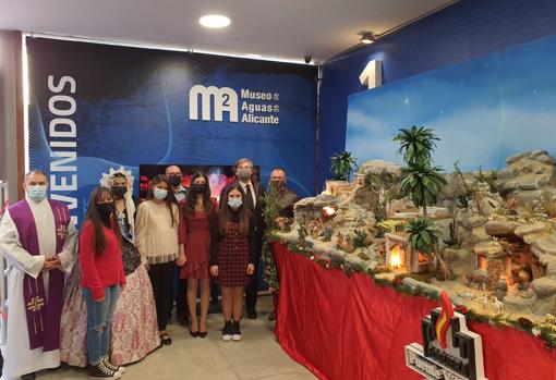 El Museo de Aguas de Alicante acoge un año más el belén navideño de la Hoguera Puente Villavieja